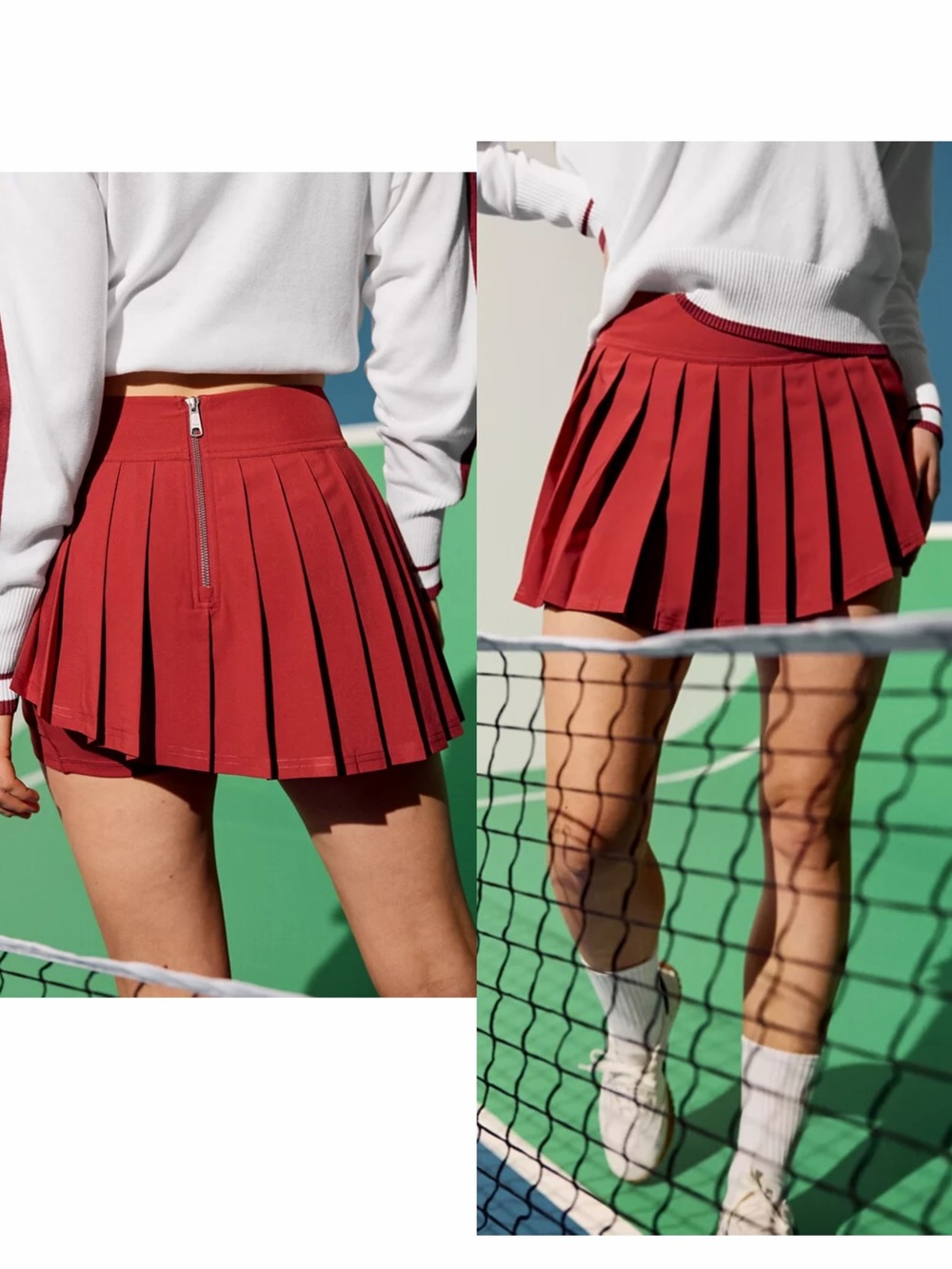 Offline by Aerie Pickletini Assymetrical Skort size M NWT